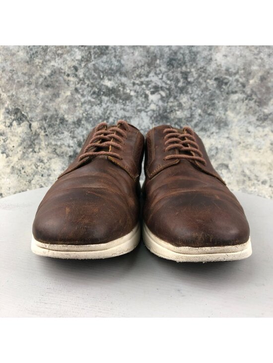 Timberland Men\'s Size 10.5 Franklin Park Brogue Brown Leather Oxfords A22PC main image 6